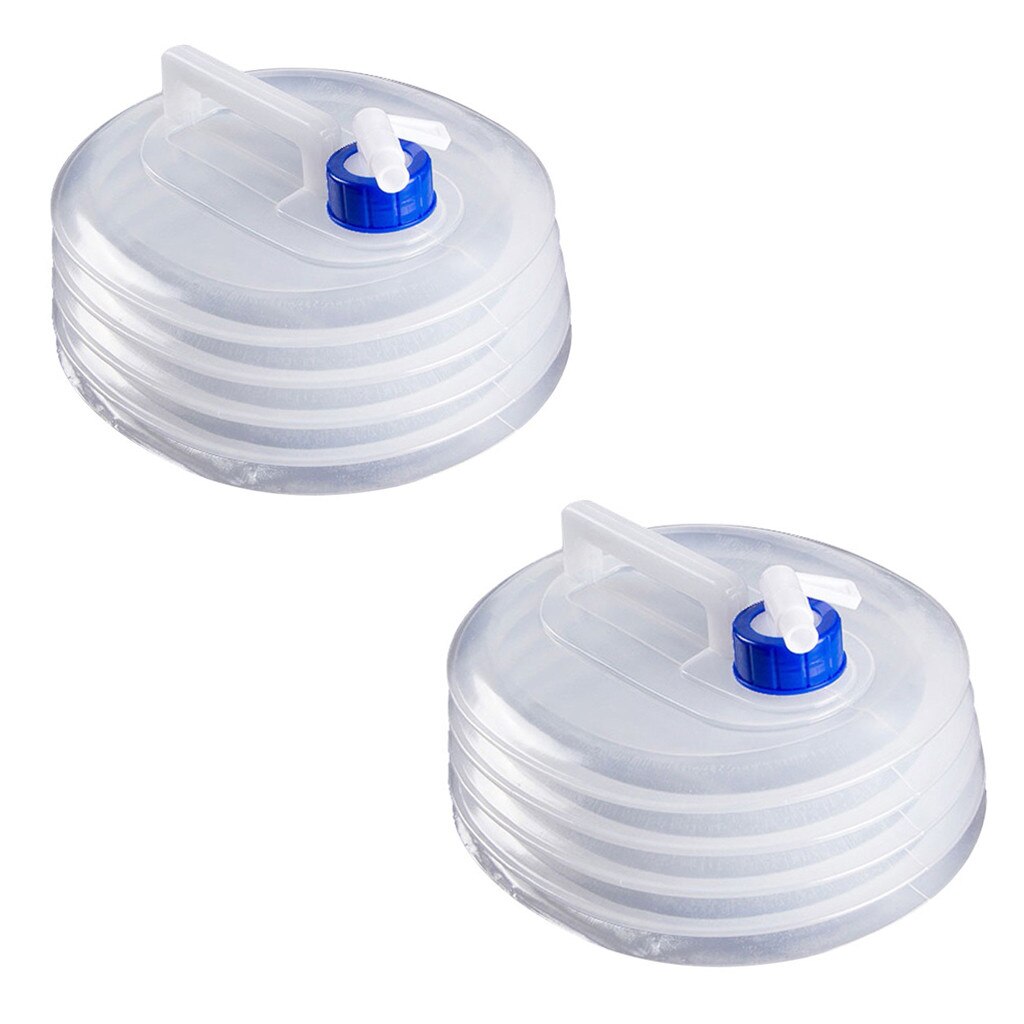 Jerrican Eau Sacs D'Eau Pliables Horuili 2x10L - Réservoir Eau Potable Camping Randonnée Sac Eau Pliable