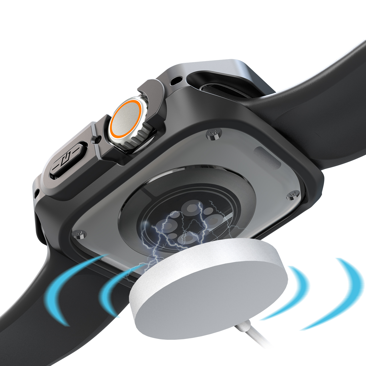Til hello watch 3 plus etui beskyttelsescover pc+tpu gennemsigtigt tofarvet pansret uretui  h12 dt8 microwear ultra 3 smartwatch
