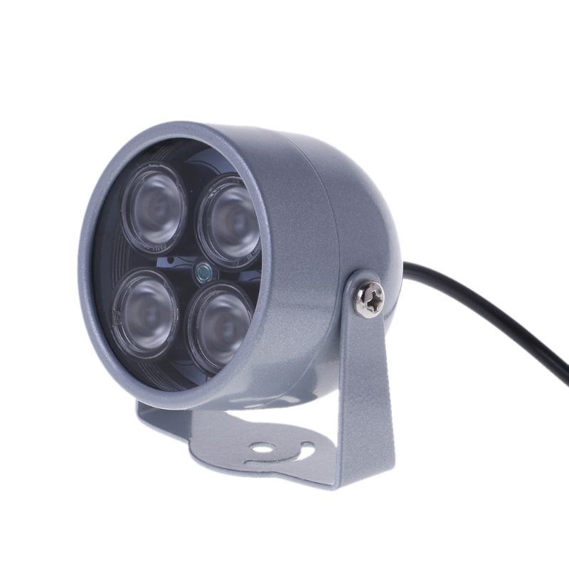 4 led infrarød nat ir vision lys illuminator lampe til ip cctv ccd kamera