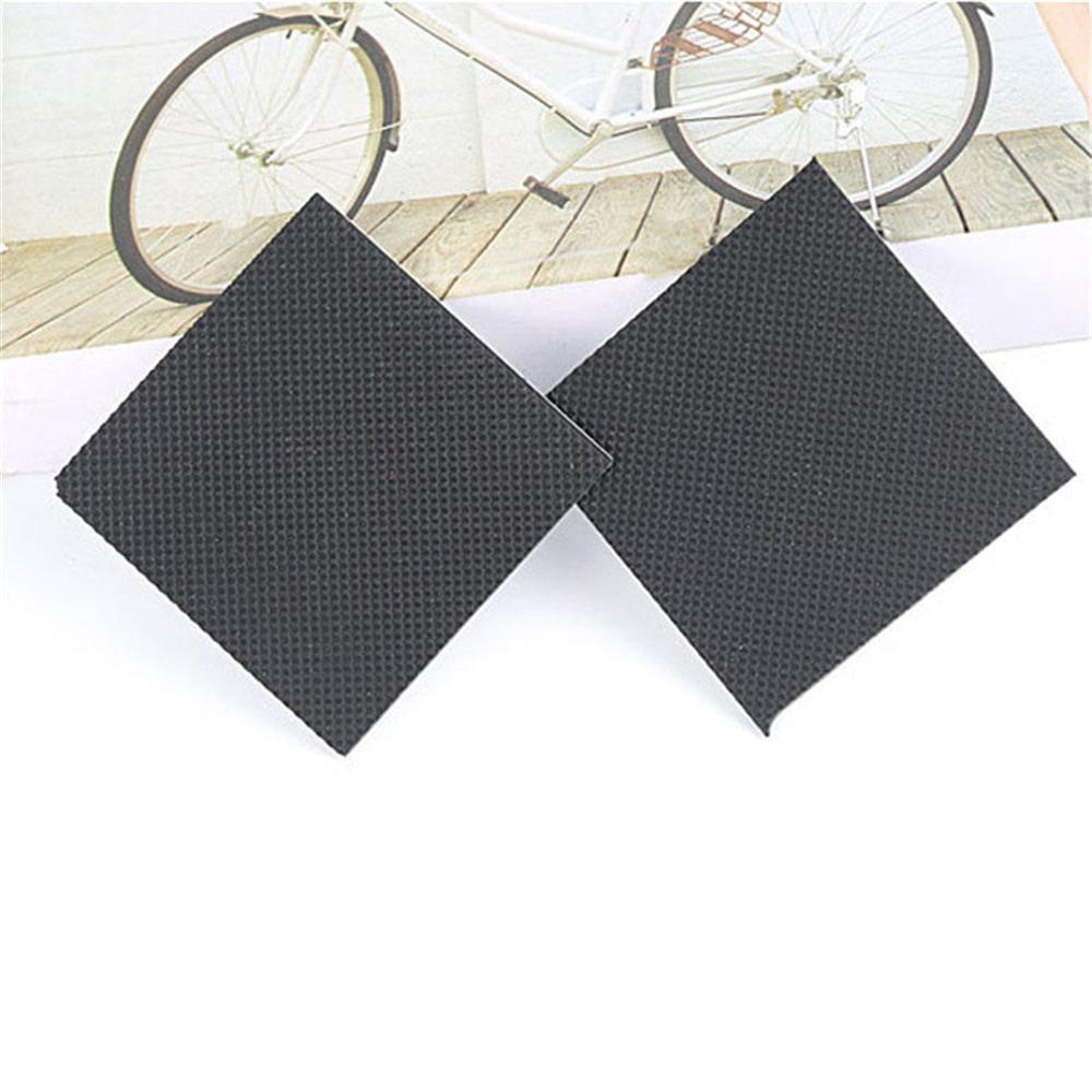 2Pcs Anti-Slip Shoes Sole Protector Pad for Women High Heel Sandal Outsole Rubber Adhesive Ground Grip Shoe Bottom Sticker Pads: black L