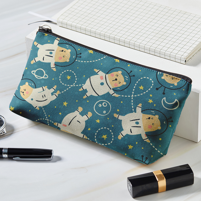 Tragbare frauen Lustige Karikatur 3D Schädel Kaninchen drucken Kosmetik Tasche Weibliche Nette machen-hoch Lagerung Beutel Organizer Schönheit Fällen