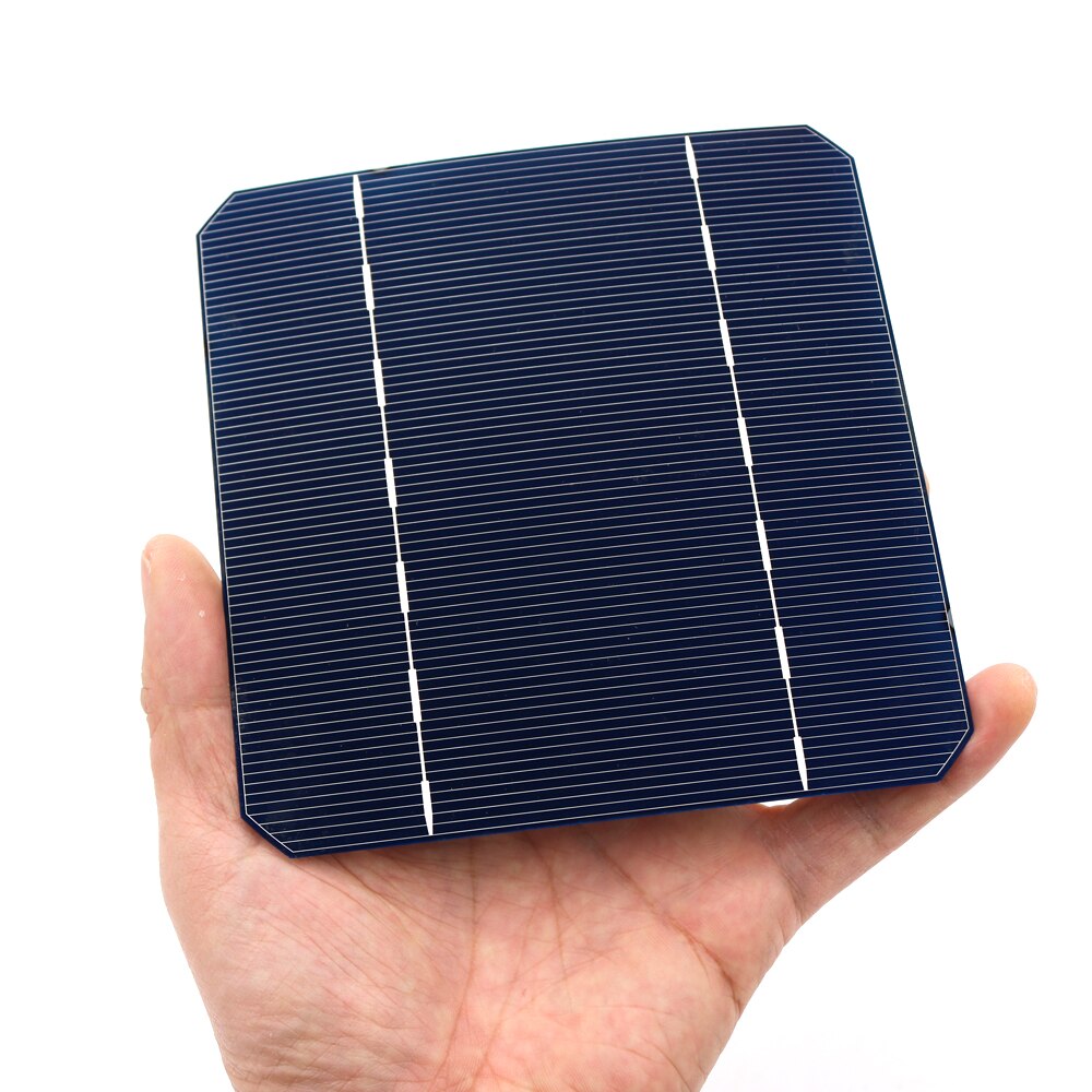 10 40 50 100 Pcs 2.8 W 125 x 125MM Mono Solar Cells 5x5 Grade A monocrystalline PV DIY Photovoltaic Sunpower C60 Solar Pan