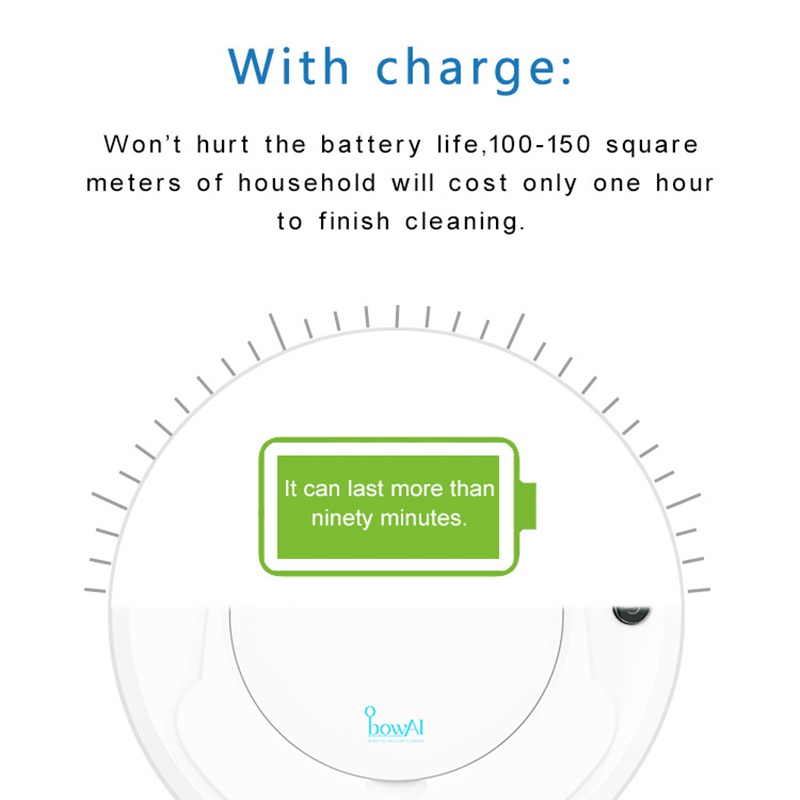 1800Pa 3-in-1 Automatic Smart Robot Vacuum Cleaner USB Rechargeable Multifunctional Dry Wet Sweeping Robot Household Appliance