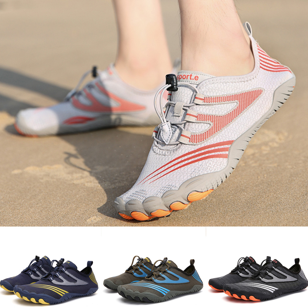 Seaside Beach Surfing Slippers Upstream Casual Men Flats Breathable Water Shoe Pool Beach Swim Slip-On Creek Diving Shoe#g3