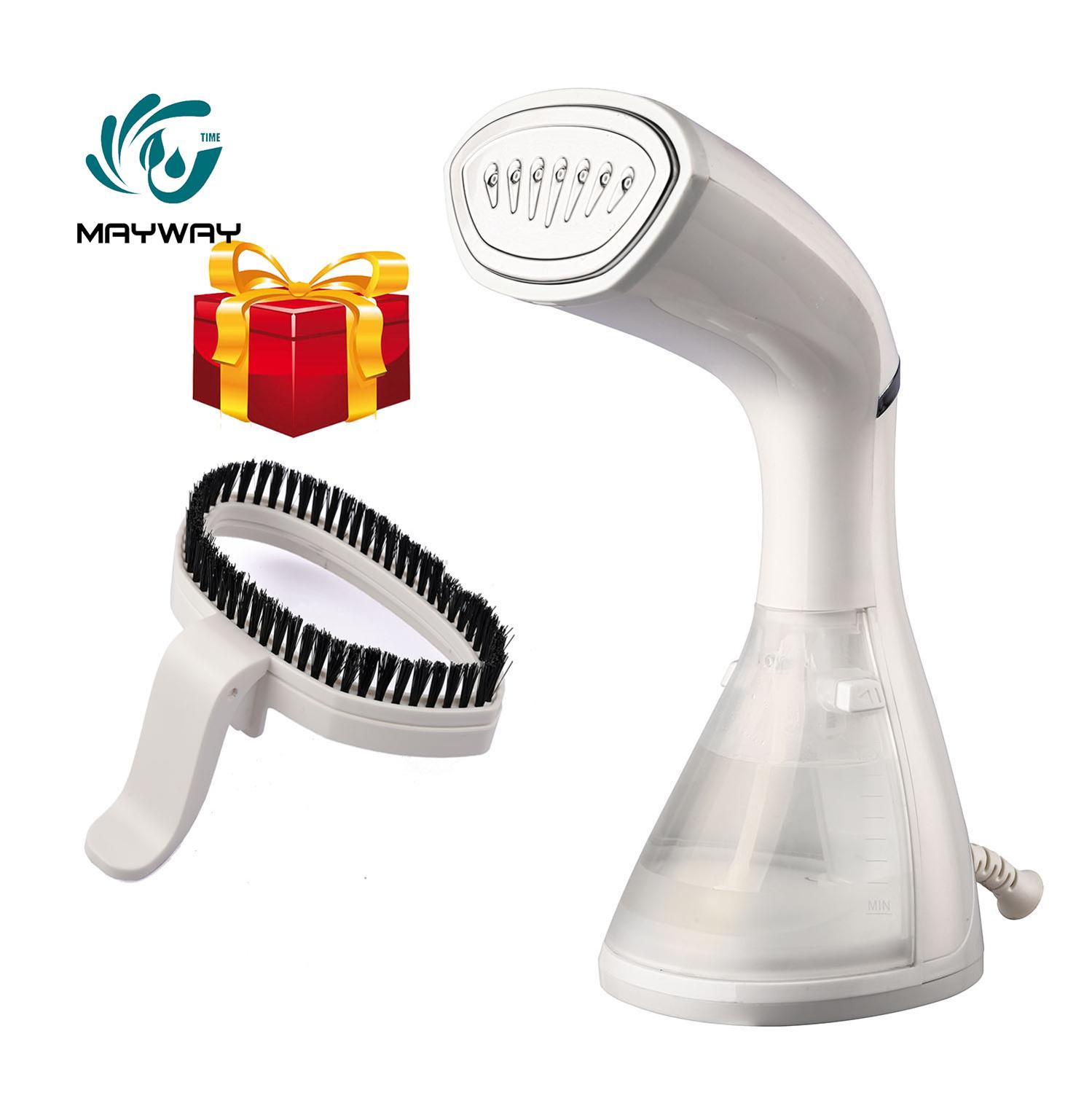 Travel Handheld Fabric Steamer 15 Seconds Fast-Heat 1500W Powerful Garment Steamer for Home Travelling Portable Steam Iron: 802-WHITE