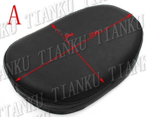 Motorcykel ryglæns pude til  xl883 1200 48 72 dyna wide glide softail flst flt flht