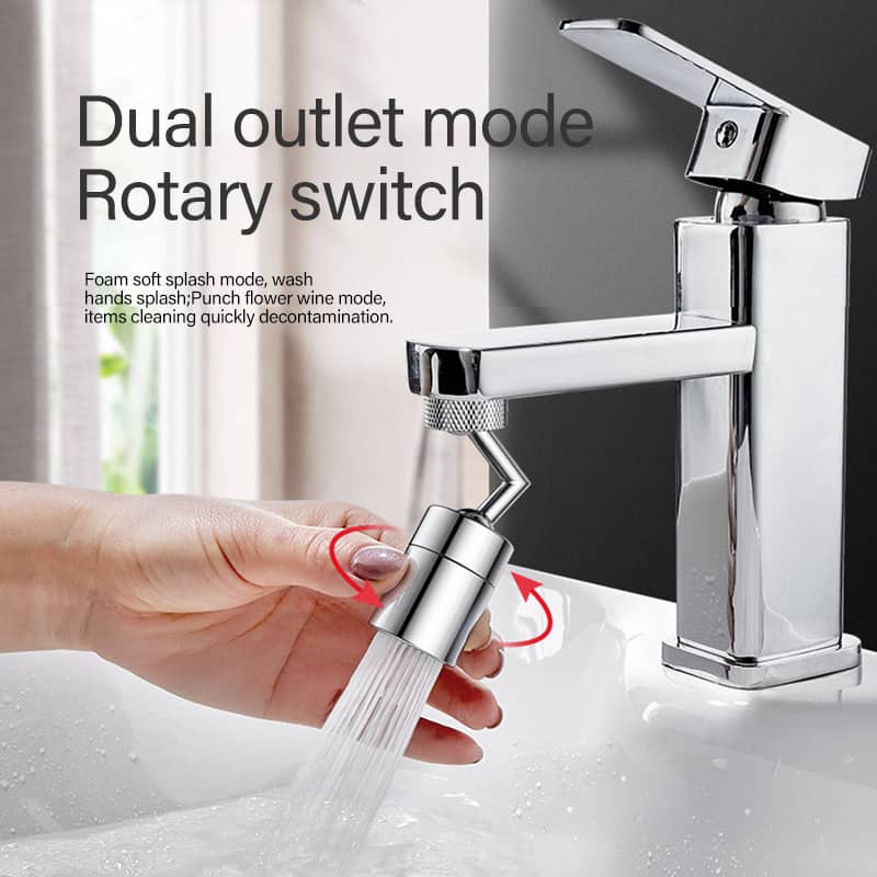 Universal 720 Graden Kraan Filter Hoofd Anti Splash Filter Mobiele Keuken Kraan Waterbesparende Nozzle Spuit Kraan Extender