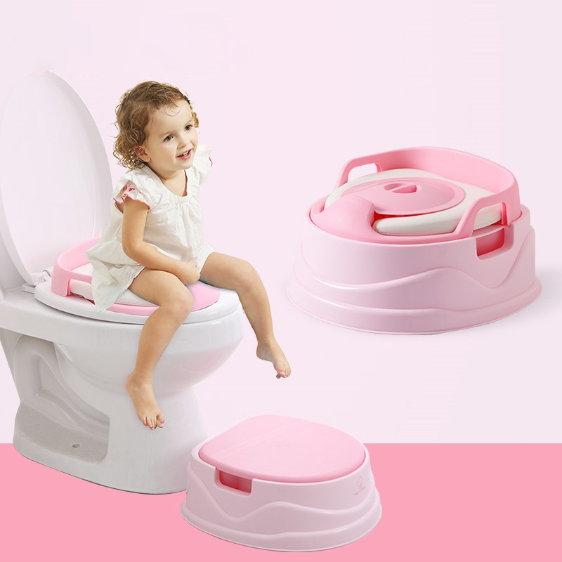 3 in 1 colorful potty pee trainer for baby training potty