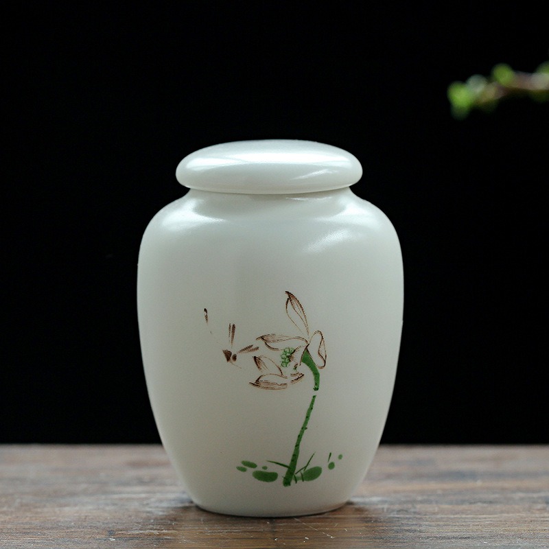 Ceramiczna urna w kształcie kota na popiół, mini urna na ludzkie prochy, pomnik i pogrzeb: Ciemnoszary