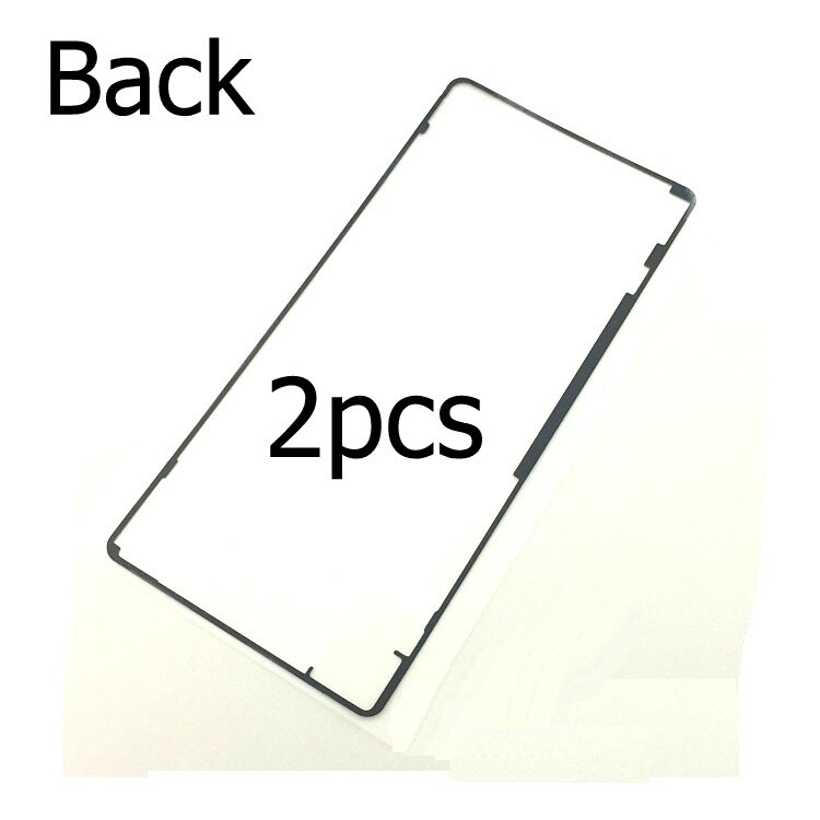 Przednia LCD i tylna pokrywa klej taśma klejąca do Sony Xperia X/X Compact/X wydajność ekran dotykowy rama wodoodporna naklejka: 2pcs XP Back Glue
