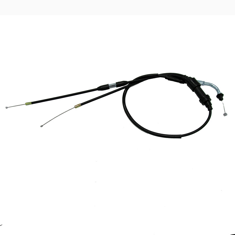 Carcaça do acelerador de motocicleta, cabo de alavanca para pw50 py50 py peewee pw 50 y-zinger 50cc: Marrom