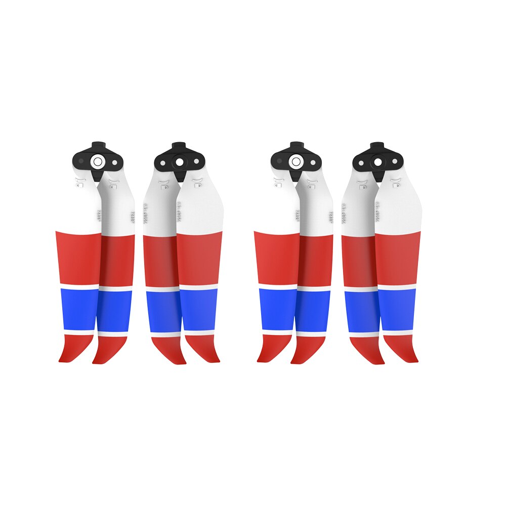 2Pairs DJI Mavic Air 2 Low Noise 7238 Props Multi-Color 7238F Carbon Fiber Propellers for Mavic Air 2 Drone Accessories: 2Pairs redblue