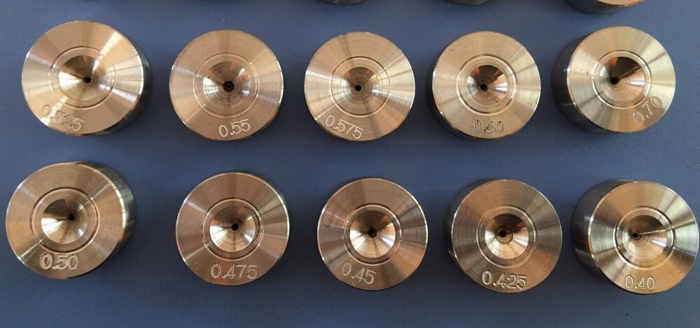 Diamond wire eye polycrystalline wire drawing die pull wire jewelry tools drawplate die round 0.26-0.7mm