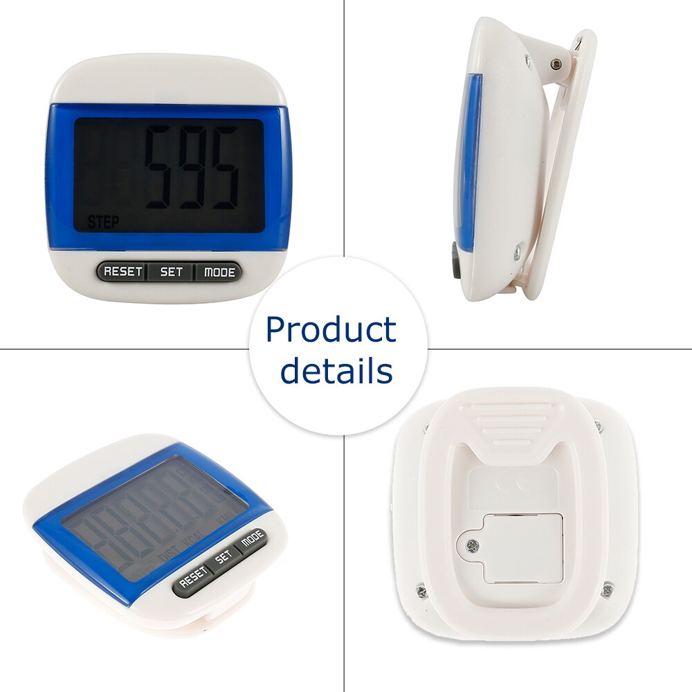 Walking Step Counter Old Men 3D Pedometer Multi-functional Movement Calories Counting LCD Display Fitness Equipments