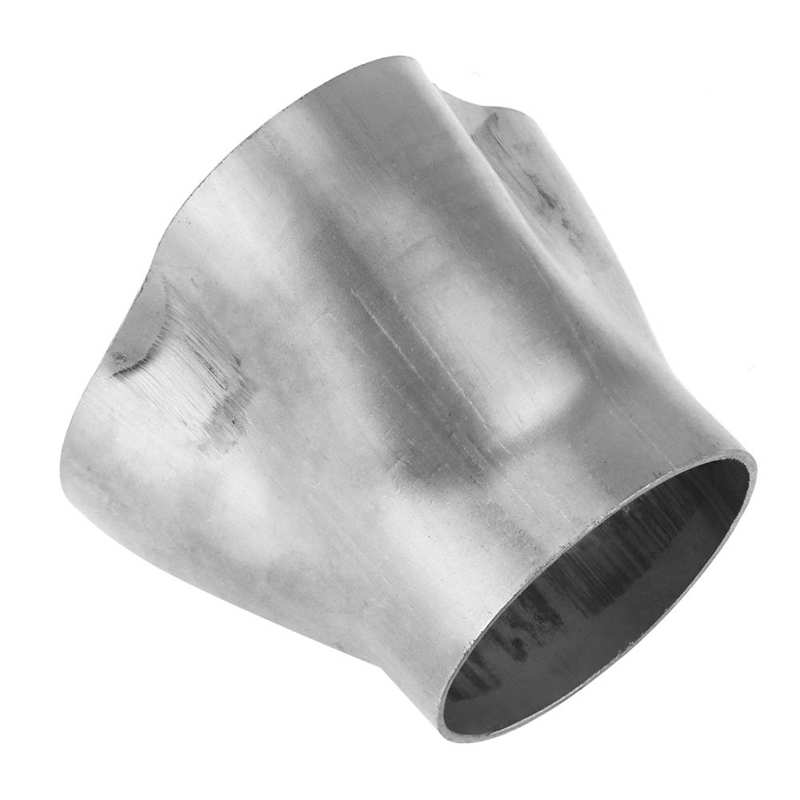 3 into 1 Exhaust Header Collector 1.75in Inlet 2.38in Outlet Universal for Car Modification Universal Exhaust Collector