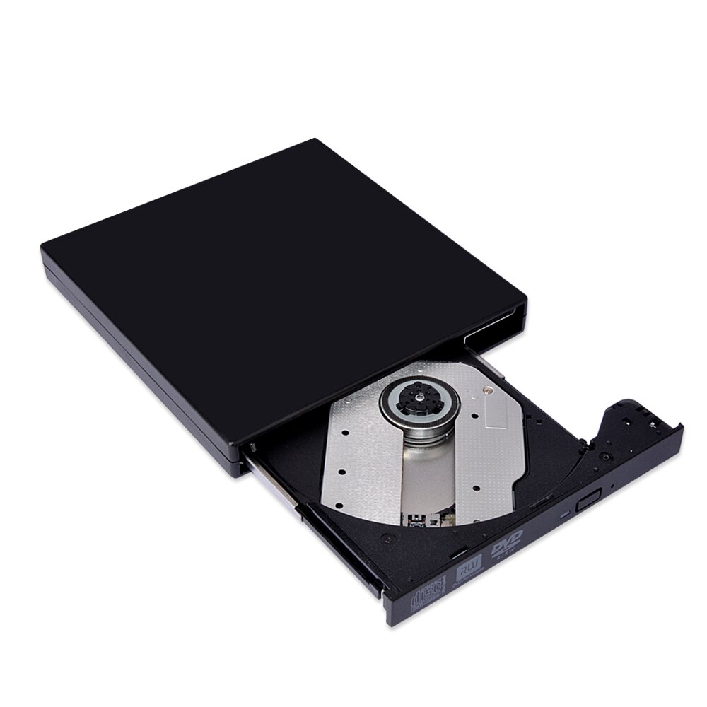 Deepfox-Unidad óptica externa USB 3,0, CD-RW de DVD, ROM, DVD-ROM, quemador de CD-ROM, plug and play, para PC, Mac, portátil, Netbook