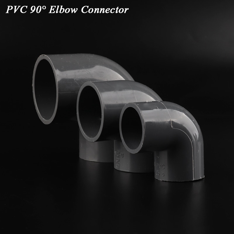 10Pcs 20 25 32 40mm PVC Connector 90Degree Water Supply Pipe Elbow H Plastic Joint Garden Irrigation Water Pipe Fittings