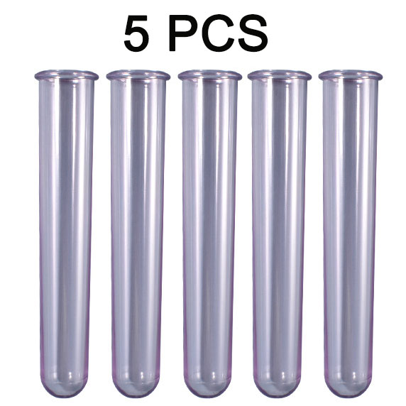 5 stücke Blumen Reagenzglas Vase Acryl Glas DIY Wohnkultur Gips Harz Klar Anzeige-ständer Anlage Inkubator Für Hydrokultur herstellung