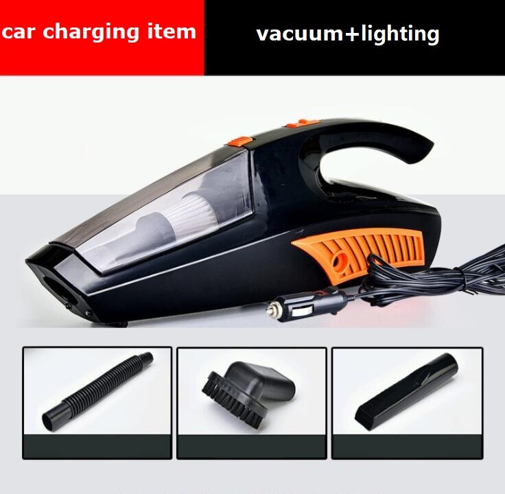 Multi function wireless vehicle vacuum cleaner 4 in 1 home dual purpose car washing vacuum cleaner: vacuum and lighting