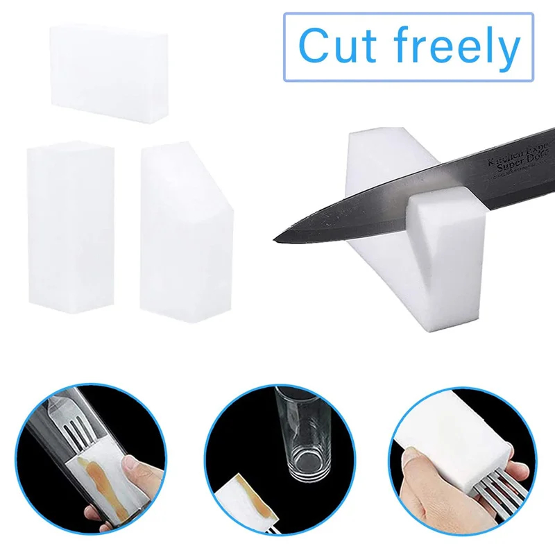 20/50/100Stck Melamin Schwamm Magie Schwamm Radiergummi Für Küche Büro Badezimmer Melamin Hause Nano Reiniger reinigung Schwamm 10x6x2cm
