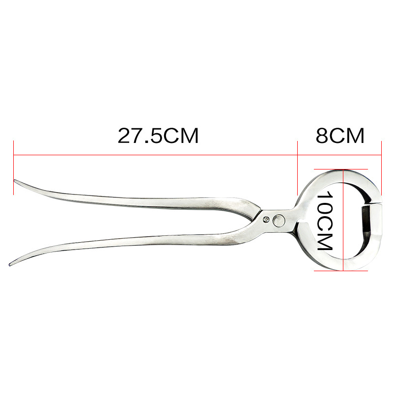 1 Pcs Bull Nose Pliers 10 Pcs Plastic Bull Nose Ring Calf Cattle Supplies Ranch Tools Material Rugged Nose Ring