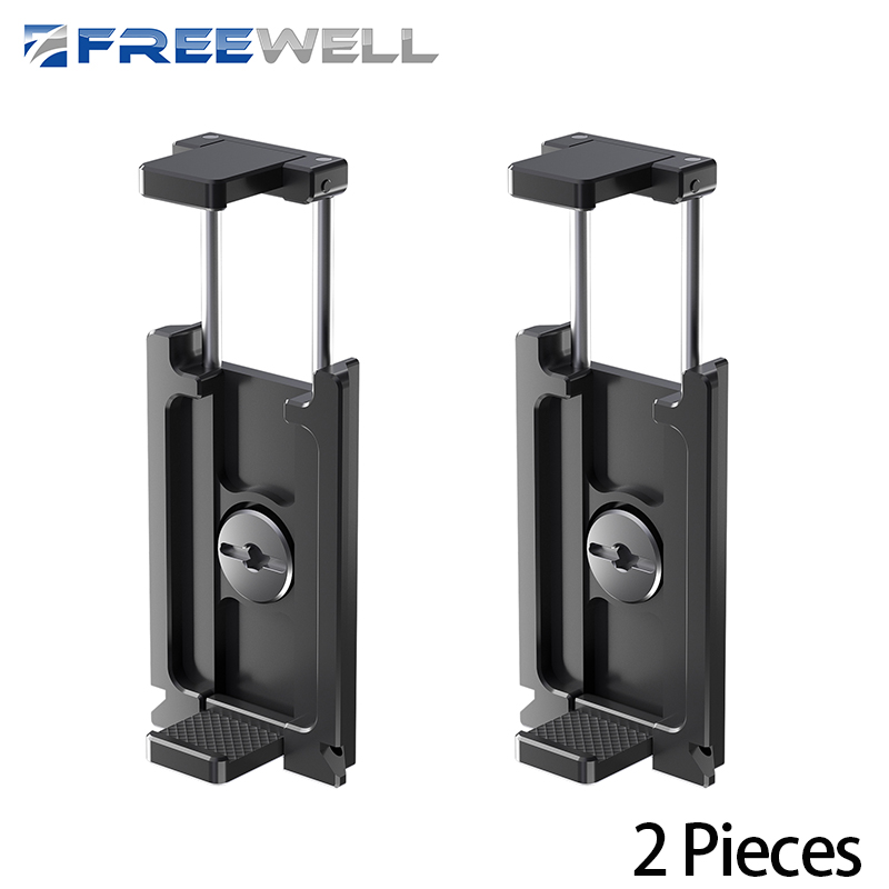 Freewell stativ arca-swiss hurtigudløserplade med smartphoneholder kompatibelt fototilbehør: Grøn