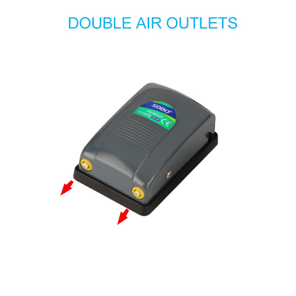 Sobo sb -108 /  sb -648 akvarium tyst syrepump akvarium luftpump 2.5w 5w