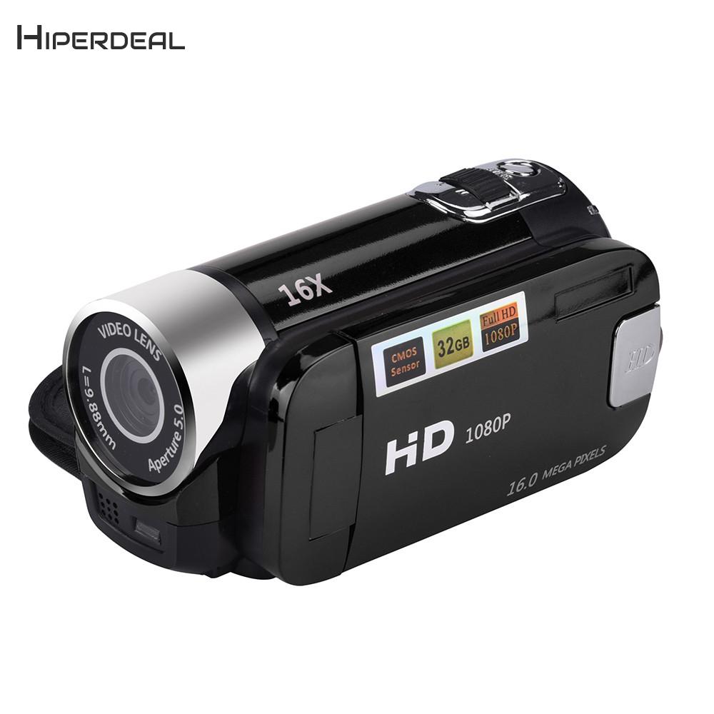 HIPERDEAL 2.7 inch TFT LCD HD 1080P 16MP 16X Digital Zoom Camcorder Video DV Camera Family Lover ST25