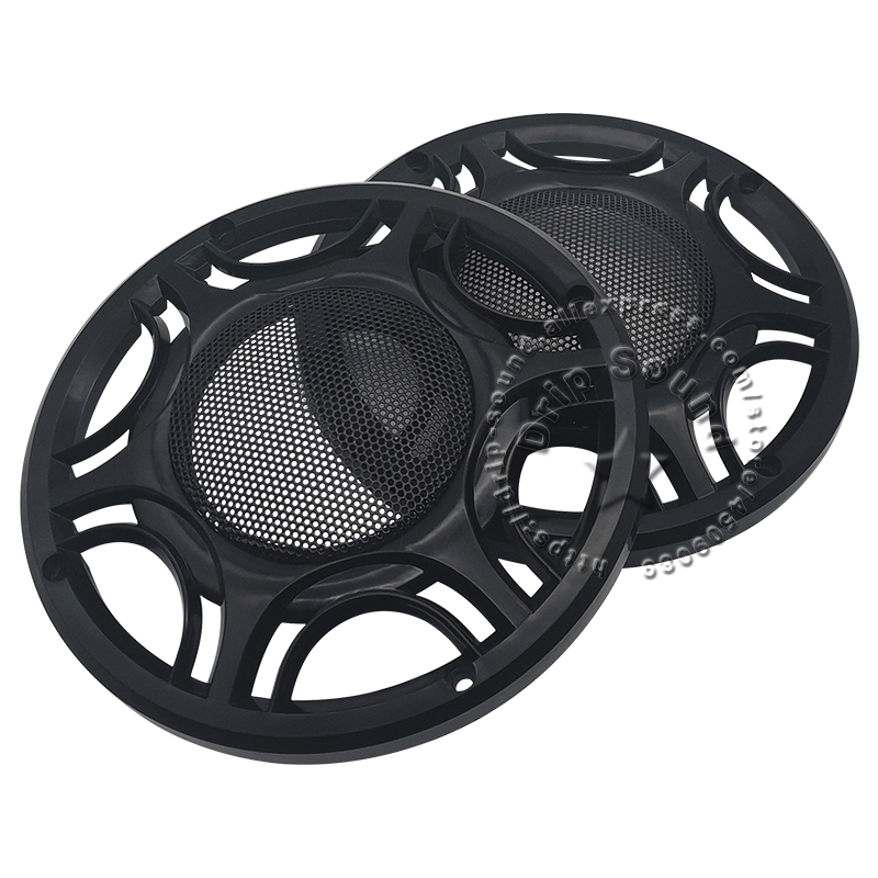 Per 6.5 "pollici copertura della griglia dell'altoparlante cerchio decorativo Audio rete metallica griglia protezione rete cornice nera/blu/verde/rossa/argento