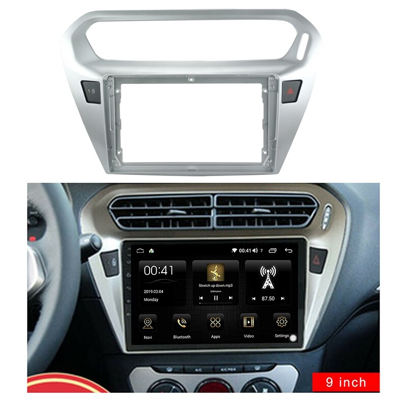 Adapter Universe Cornice 2DIN Per Auto - Pannello Radio Doppio DIN, Nero, Compatibile Ford Focus, Fiesta, C-Max, Transit, S-Max, Kuga
