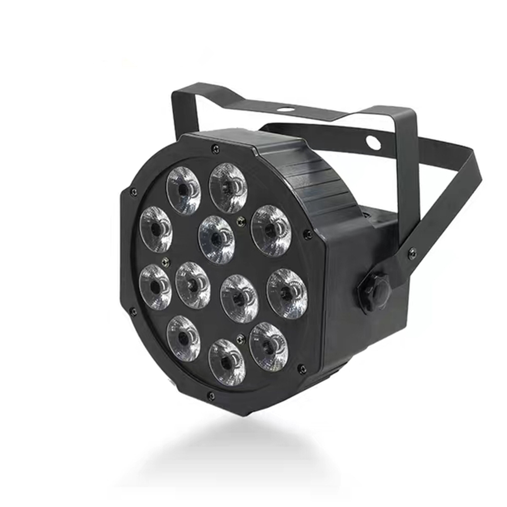 12x12W led Par lumières RGBW 4in1 plat par led dmx512 disco lumières étape professionnelle dj lumière lumière de noël équipement extérieur: light / Ue Plug