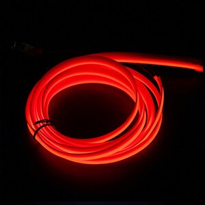 Luces Led decorativas para Interior de coche, tira de neón con cableado EL, luz ambiental Flexible automática, USB, accesorio de lámpara de ambiente para