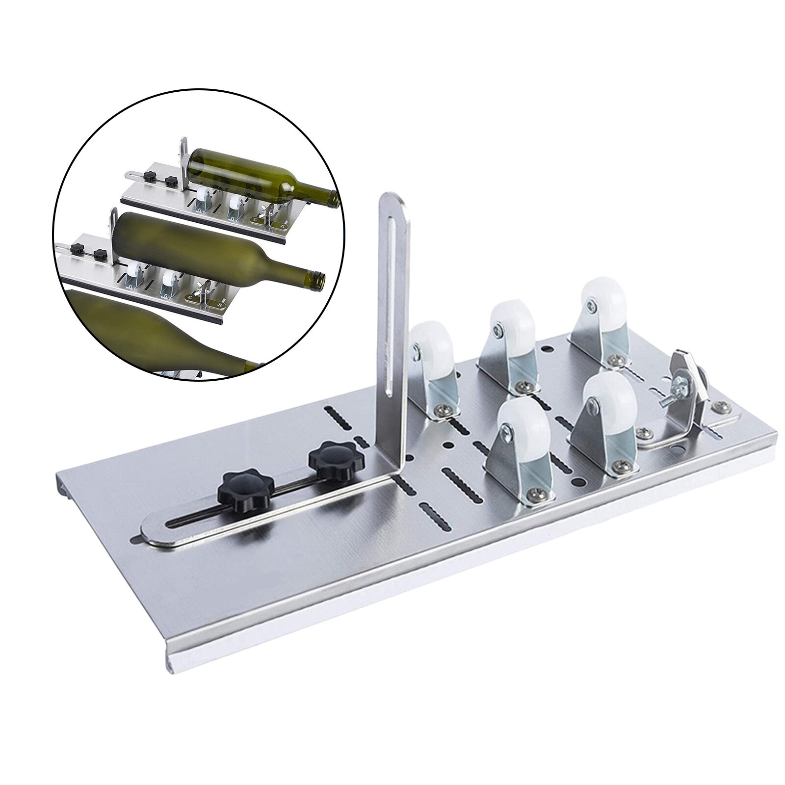 Glass Bottle Cutter for Wine Beer Bottles Jars Make Glasses Champagne Glass Cutting Tool Home Christmas Party DIY Projects Decor