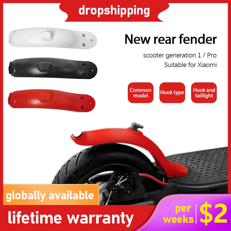 Aggiornato Splash Fender Short Ducktail per Xiaomi M365 Scooter parafango posteriore ala posteriore per Xiaomi M365 accessorio Scooter