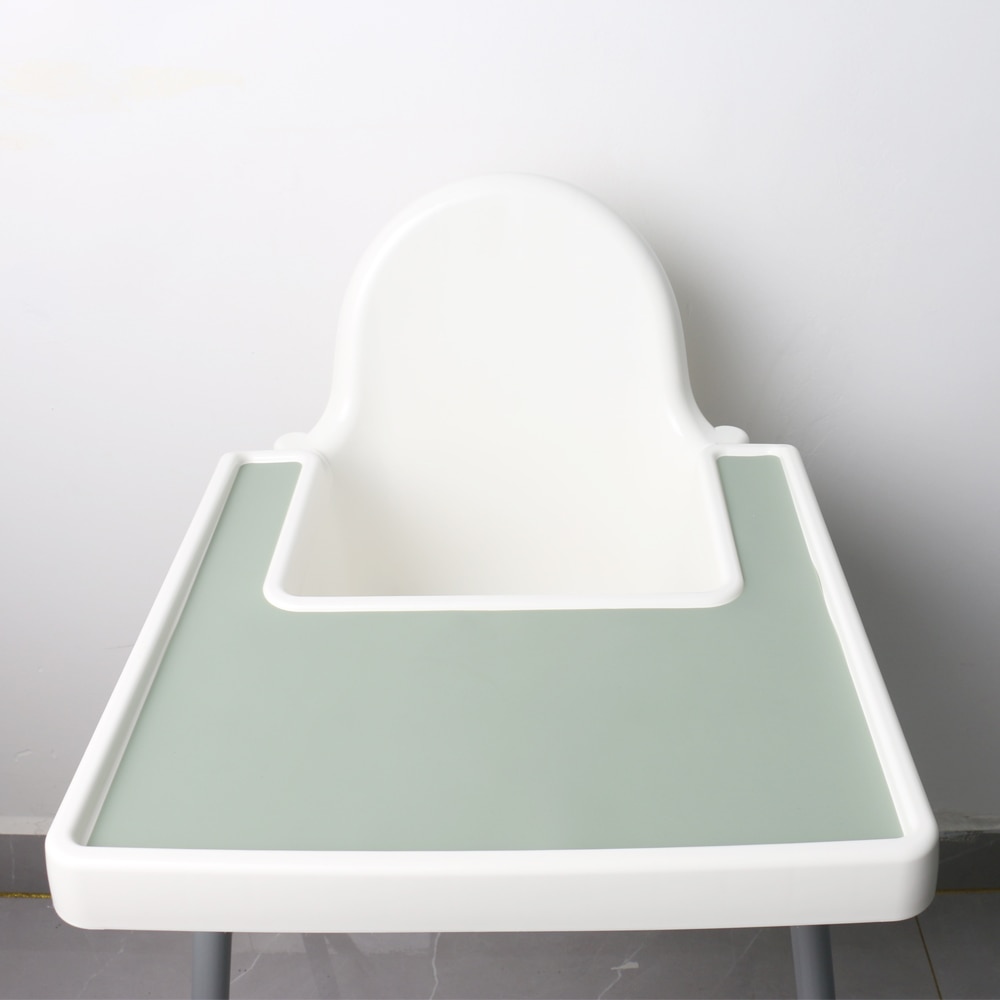 Napperon de chaise haute en Silicone, imperméable, résistant à la chaleur, pour Table de bébé, réutilisable, antidérapant, Portable