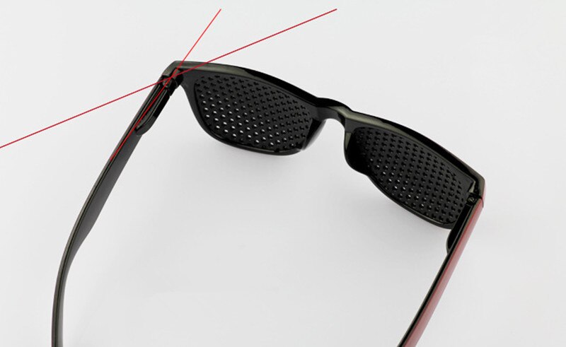 10Pcs/set Vision Care Pin Hole Eyeglasses Pinhole Glasses Plastic Eye Exercise Eyesight Improve