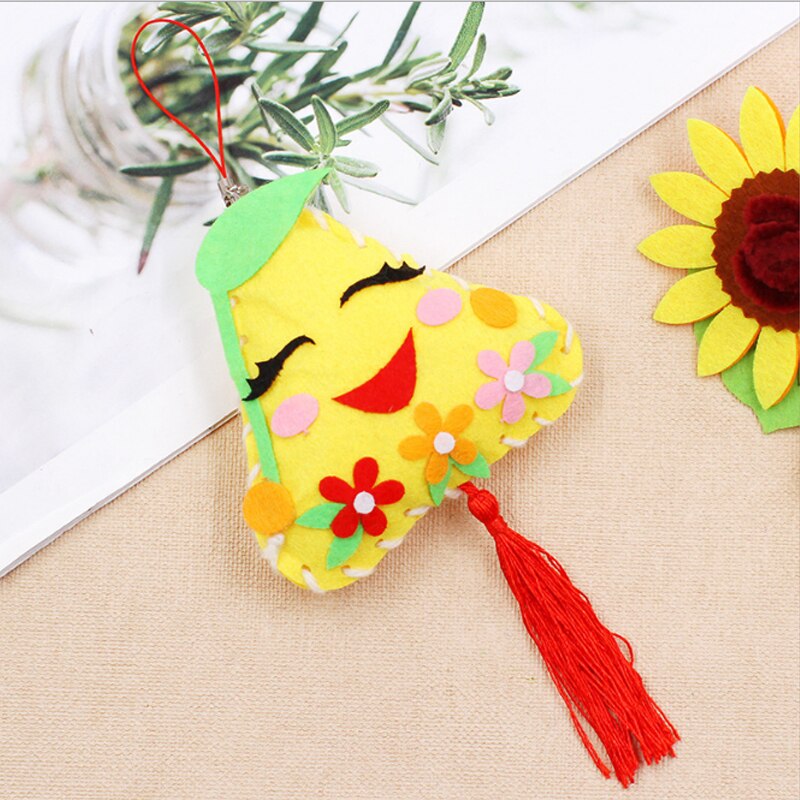 Sz Stoom Kinderen Handgemaakte Non-Woven Zakje Kid Ambachtelijke Speelgoed Diy Materialen Pakket Kleuterschool Diy Zakjes Hangen Decoratie Speelgoed