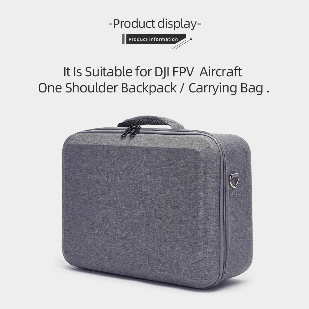 til dji fpv combo briller  v2 drone bag bærbar beskyttelse lagring bæreveske slitesterk motstandsdyktig vanntett nylon