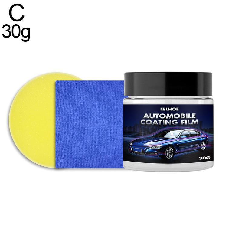 30g/60g Car Polish Car Wax Crystal Plating Set Hard Covering Paint Wax Film Coating Waterproof Layer Kits Glossy M7g9: 30g set