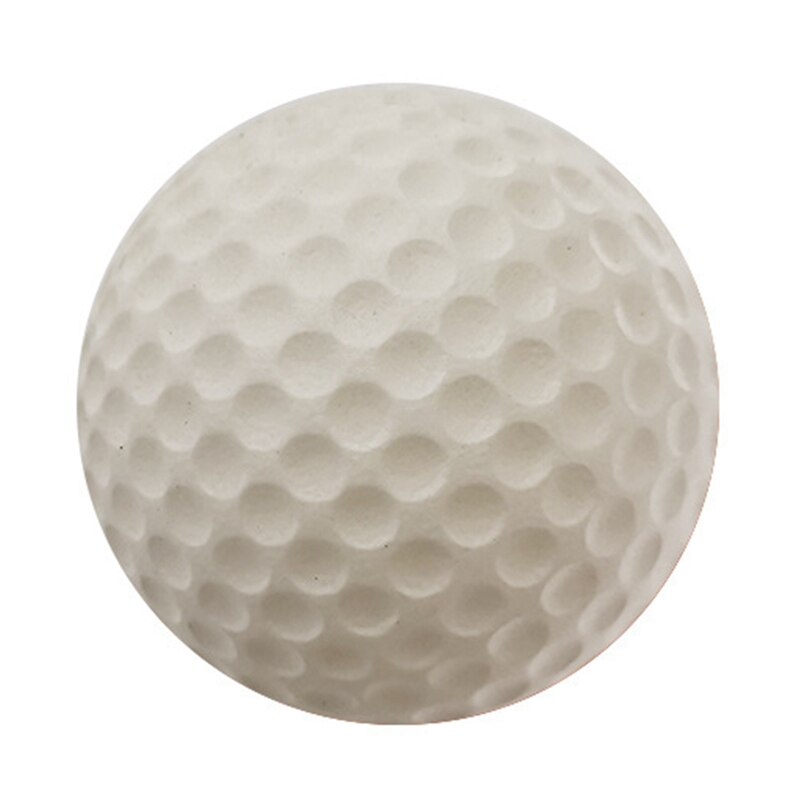 20Pcs Golfbal Spons Bal Pu Schuim Bal Indoor Oefening Pu Speelgoed Bal Golfbal Soft Indoor Practice Veiligheid elastische Bal 4 Kleur: White