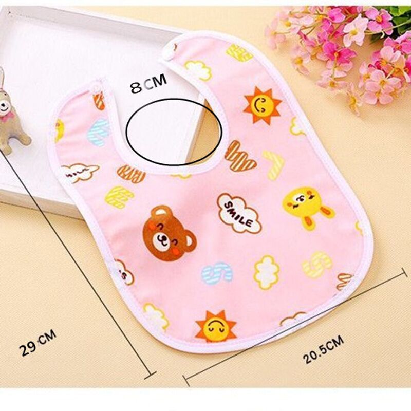 5pc Baby100% Cotton Babadores Burp Saliva Towel Cartoon Bibs Bandana Waterproof Boys Girls Accessories Clothing