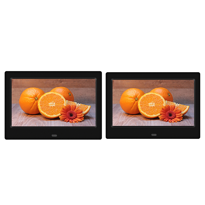 7 zoll 800X480 HD Digitale Foto Rahmen 16:9 groß Bildschirm Anzeige Elektronische Bild Video Schwarz