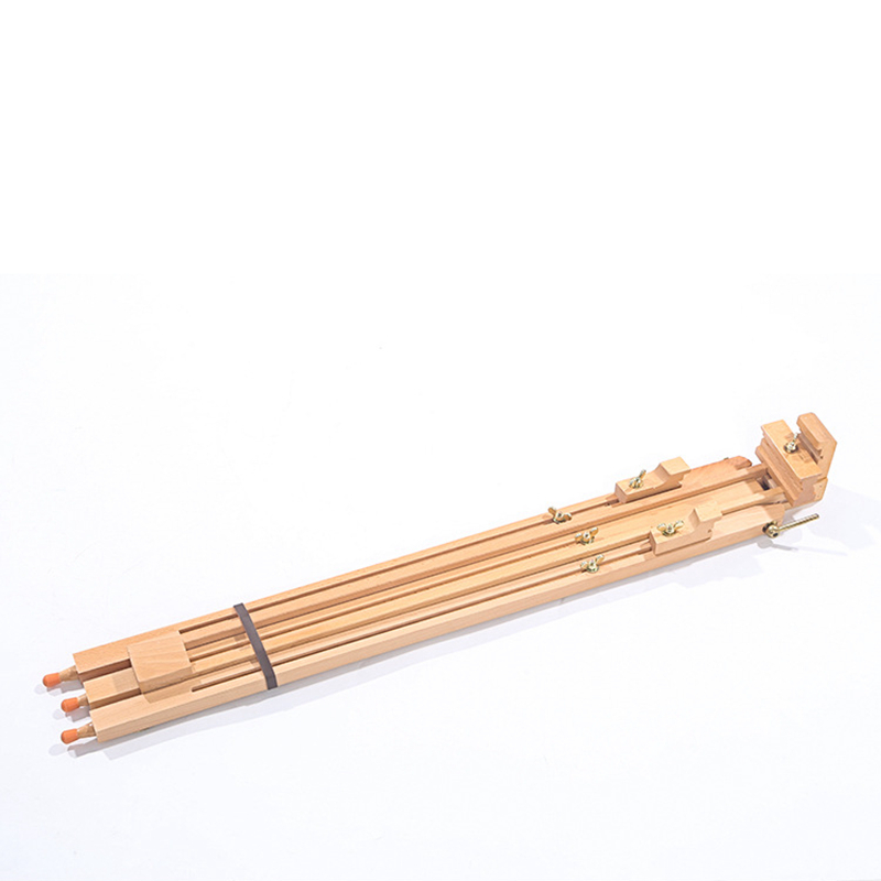 Verstelbare Houten Schildersezel Stand Tekening Olieverf Schets Schildersezel Telescopische Statief Schildersezel Tentoonstelling Display Rack Organizer Holder