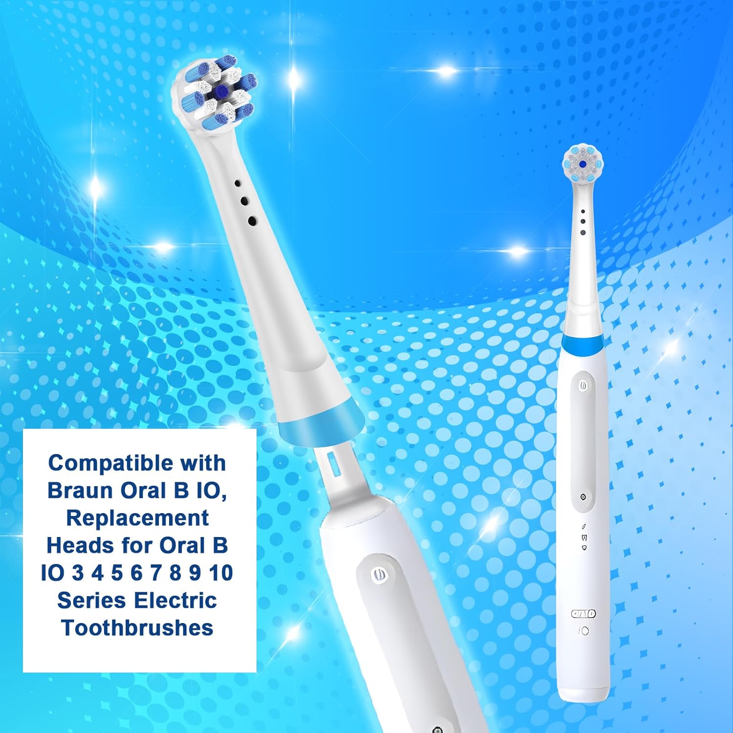 Opzetborstel Compatibel met Oral-B iO-serie elektrische tandenborstels, iO3/iO5/iO6/iO7/iO8/iO9/iO10 Opzetborstels Ultimate Clean