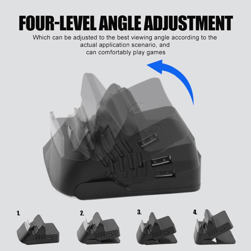 Portable Charging Dock Stand For Nintendo Switch / Lite TV HDMI Video Conversion Adapter USB Charger Station