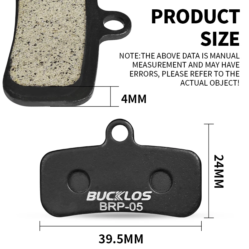 BUCKLOS Resin Disc Brake Pad For SHIMANO D02S Wear-resistant Hydraulic Brake Pads MTB Brake Pads for N03A H03A Cycling Parts