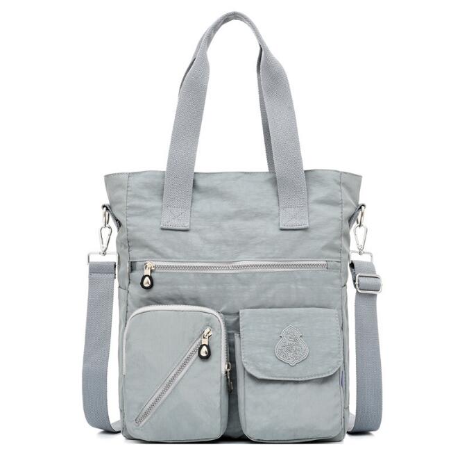 Mummy Bag Diaper Bags Portable Backpack Maternity Nappy Bag Mother Large Handbag Multifunction: BXY081E-gray