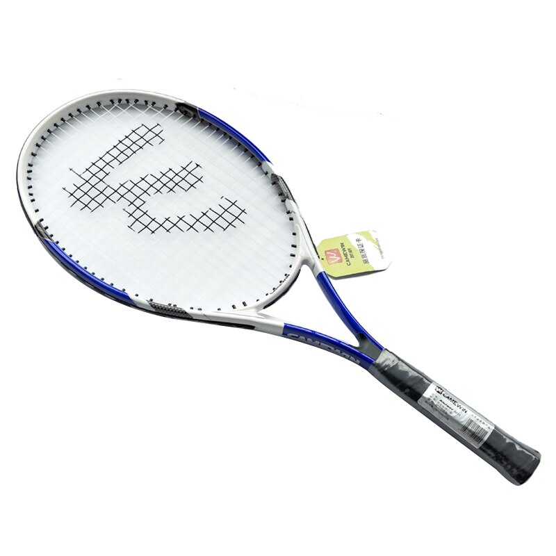 1 Stuk Aluminium Tennisracket CAMEWIN 75 cm Tennisracket met Tas Voor Mannen en Vrouwen (Blauw)