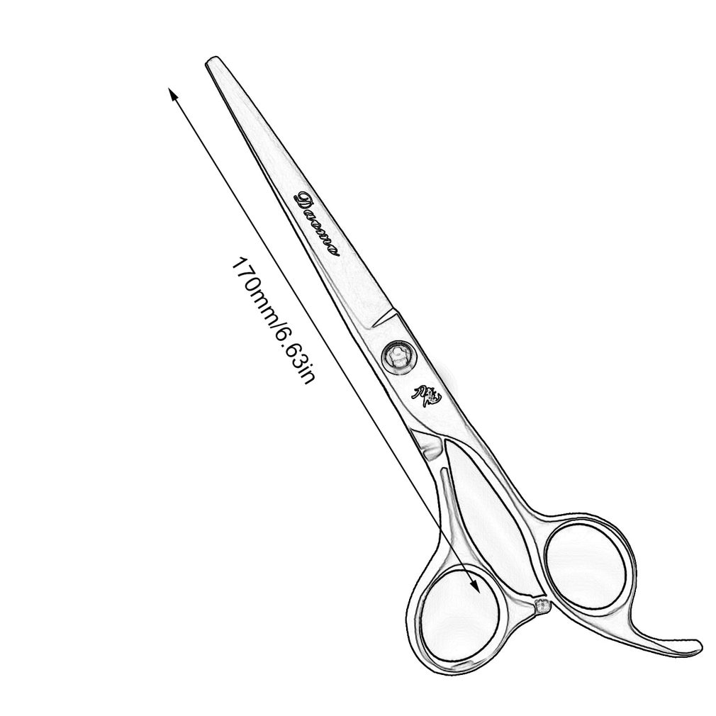 6 Inch Hair Scissors Straight Edge Razor Sharp Scissor Barber Hairdressing Japan 440c Salon Hair Thinning