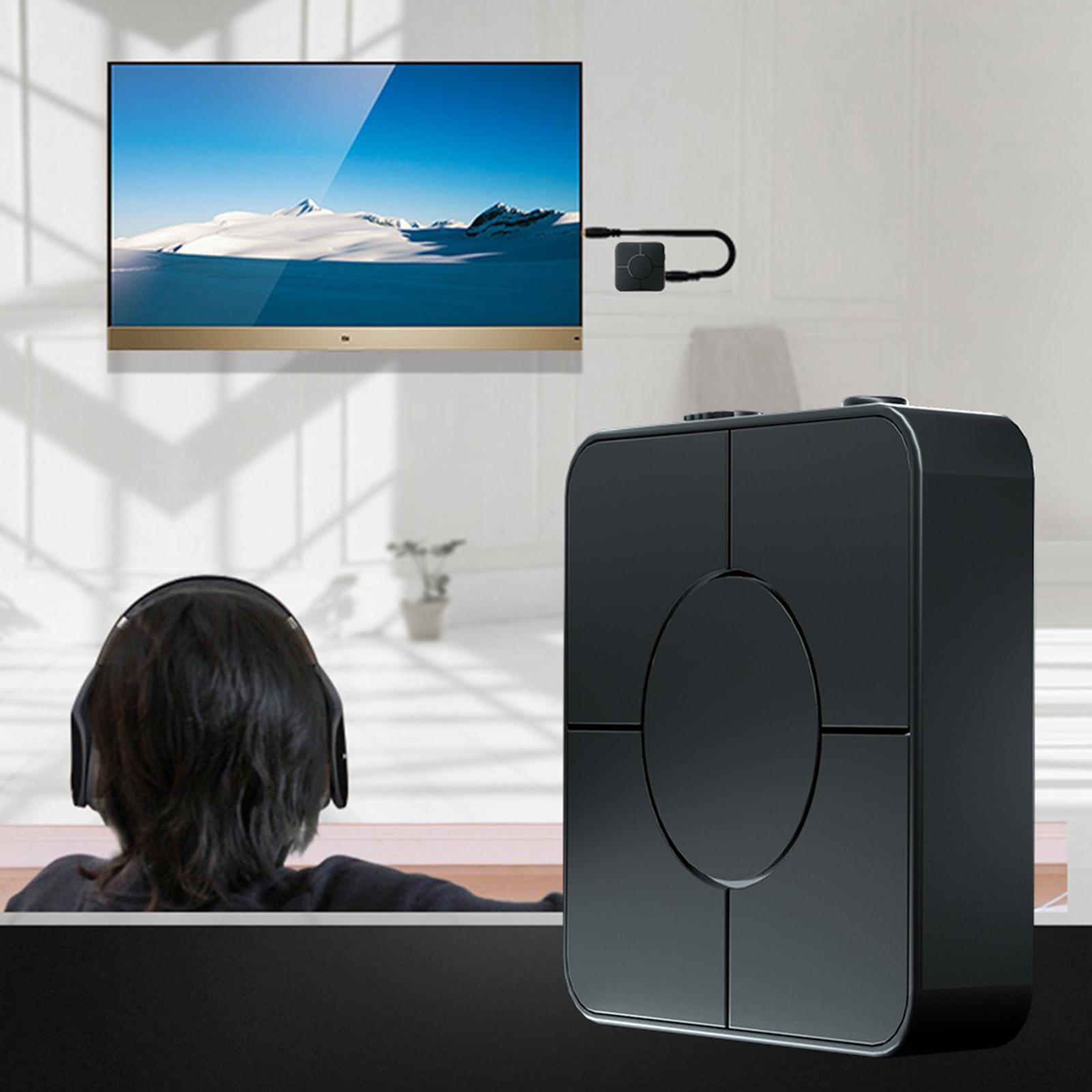 Bluetooth 5.0 Zender En Ontvanger 2-In-1 Met Mic Voor Home Stereo Geluidssysteem